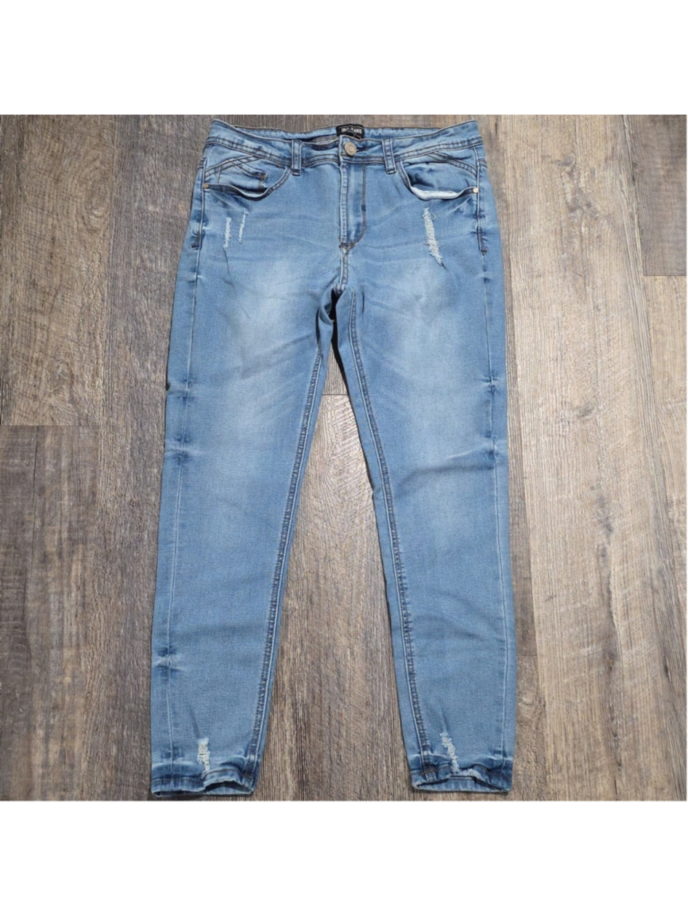 Iris Jeans Women's Size 11 Skinny Stretch Distressed